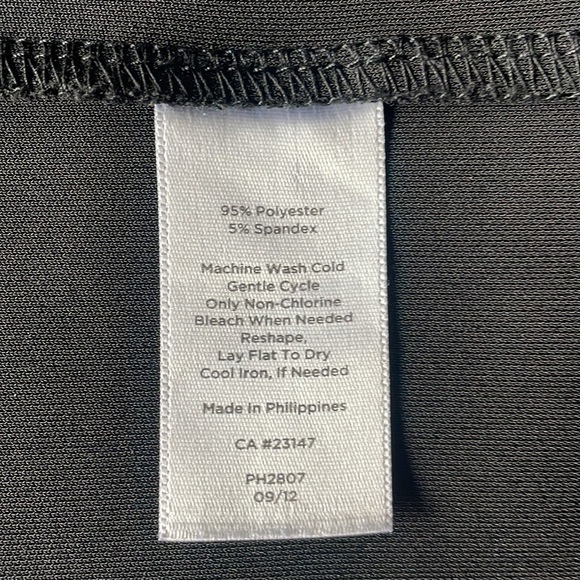 Talbots V-Neck Faux Wrap Dress 3/4 Sleeves. - Picture 7 of 9